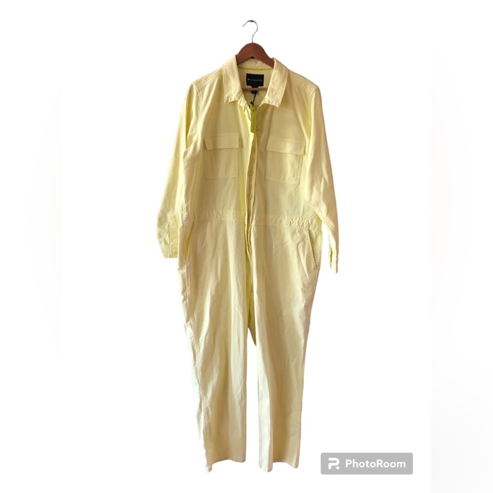 NWT Yellow Long Sleeve Boiler Suit Jumpsuit Women’s 1X